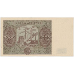 1.000 złotych 1947 - duża litera