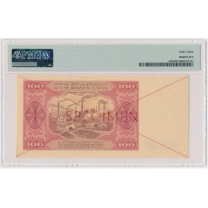 100 złotych 1948 - SPECIMEN - AG 1234567