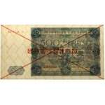 500 złotych 1947 - komplet wzorów - 123456 i 789000