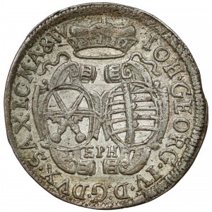 Sachsen, Johann Georg IV., 1/12 Taler 1694 EPH, Leipzig