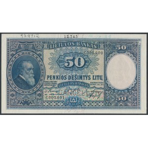 Lithuania, 50 Litu 1928 - SPECIMEN