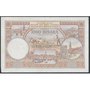 Yugoslavia, 1.000 Dinara 1920