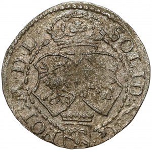 Zygmunt III Waza, Szeląg Olkusz 1592 IF - Orzeł w PRAWO
