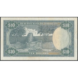 Rhodesia, 10 Dollars 1972