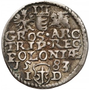 Stefan Batory, Trojak Olkusz 1583 ID - kropki