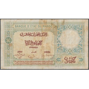 Marocco, 50 Francs 1932