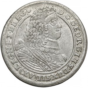 Śląsk, Jerzy III brzeski, 15 krajcarów 1660 EW, Brzeg - BREG:* - RZADKIE
