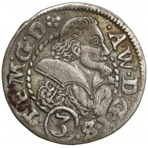 Śląsk, Adam Wacław, 3 krajcary 1609, Cieszyn - rozeta - RZADKI