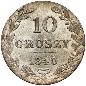 10 groszy 1840 MW, Warszawa