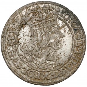 Jan II Kazimierz, Szóstak Kraków 1667 TLB - rzadki