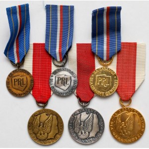 PRL, Medal Za Zasługi dla Obronności Kraju - zestaw (6szt)