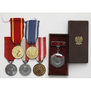 PRL, Medale za Warszawę, Odrę, KRN i inne - zestaw (6szt)