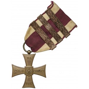 Krzyż Walecznych - luksusowe wykonanie grawerskie