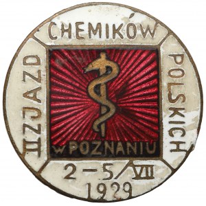Odznaka, II Zjazd Chemików Polskich 1929