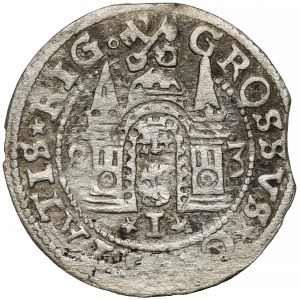 Stefan Batory, Grosz Ryga 1583 - D:L