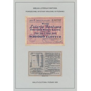 Loterja Fantowa Powszechnej Wystawy Krajowej w Poznaniu, 3 zł 1929