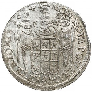 Pomorze, Karol XI, 1/3 talara 1674 DS, Szczecin - piękna