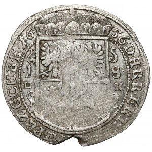 Prusy, Fryderyk Wilhelm, Ort Królewiec 1656 - litery DK