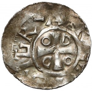 Deutschland, Sachsen, Otto III (983-1002), Denar mit Kapelle