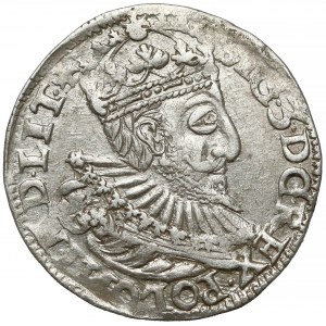 Zygmunt III Waza, Trojak Olkusz 1593 - SIG 3 - z krzyżem