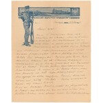 NKN - pokwitowanie wpłaty i pismo na papierze firmowym 1915