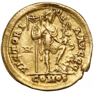 Honoriusz (393-423 n.e.) Solidus, Mediolan