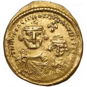 Herakliusz (610-641 n.e.) Solidus, Konstantynopol