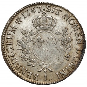 Francja, Ludwik XV, Ecu 1767 L, Bayonne