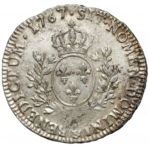 Francja, Ludwik XV, Ecu 1767 N, Montpellier