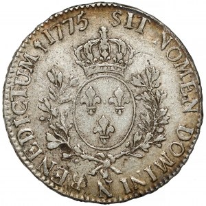 Francja, Ludwik XVI, Ecu 1775 N, Montpellier