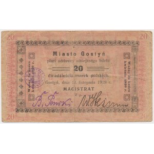 Gostyń, 20 marek 1919