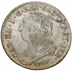 Włochy, Sardynia, 1/2 scudo 1766