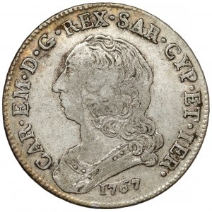 Włochy, Sardynia, 1/2 scudo 1767