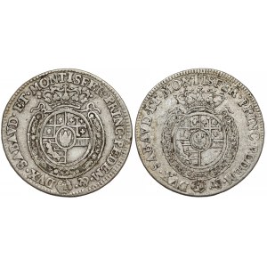Włochy, Sardynia, 1/4 scudo 1766 i 1775 - zestaw (2 szt)