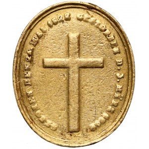 Deutschland, Mecklenburg, Friedrich Franz II - postum Medaille Ehefrau Auguste von Reuss