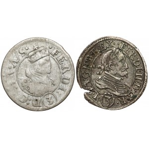 Österreich, Ferdinand II., 3 Kreuzer (2 Stücke)