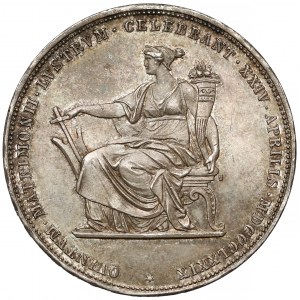 Österreich, Franz Joseph I., 2 Gulden 1879 - Silberhochzeit