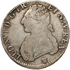 Francja, Ludwik XVI, Ecu 1790 I, Limoges