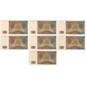 100 złotych 1941 - A (7szt)