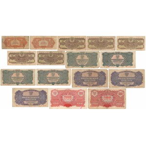 Zestaw banknotów 2 - 100 zł 1944 (16szt)