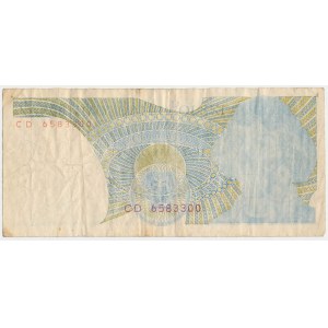 BŁĄD DRUKU 1.000 złotych (1979) - brak druku głównego awersu
