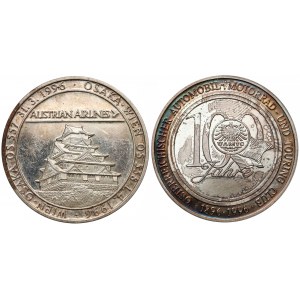 Austria, Żetony do kasyna 100 schilling 1996 - srebro (2szt)