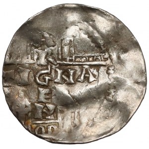 Francja, Strasburg, Henryk II (1002-1024) Denar