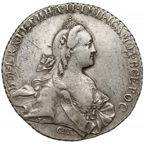 Rosja, Katarzyna II, Rubel 1767 АШ, Petersburg