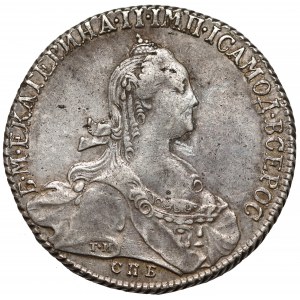 Rosja, Katarzyna II, Rubel 1776 ЯЧ, Petersburg