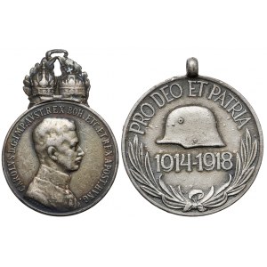 Austro-Węgry, Medale Wojskowe - Zestaw (2szt)