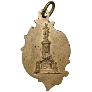 Medalik, 100. rocznica urodzin Adama Mickiewicza 1798-1898