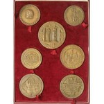 Wczesne medale MW w dedykowanym pudle Mennicy Państwowej (7szt)