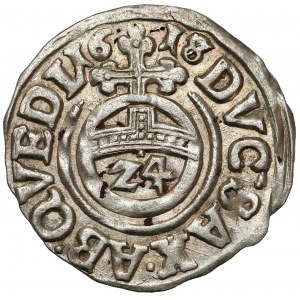 Quedlinburg, Abtei, Dorothea Sophie, 1/24 Taler 1618