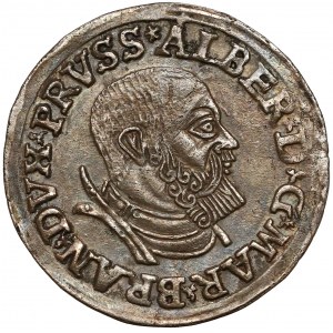 Prusy, Albrecht Hohenzollern, Trojak Królewiec 1535 - szeroki